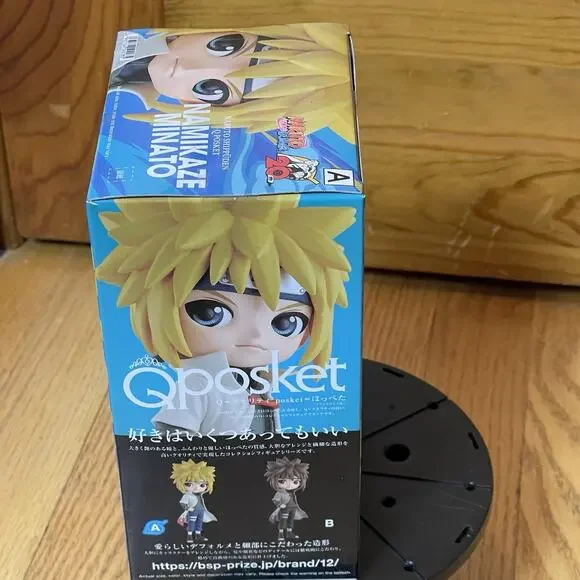 Naruto Shippuden Q-Posket Minato Namikaze Figure Version A Banpresto NEW - Picture 2 of 5